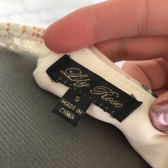 Lily Rose Pastel Floral High Low Dress - Picture 3 of 4